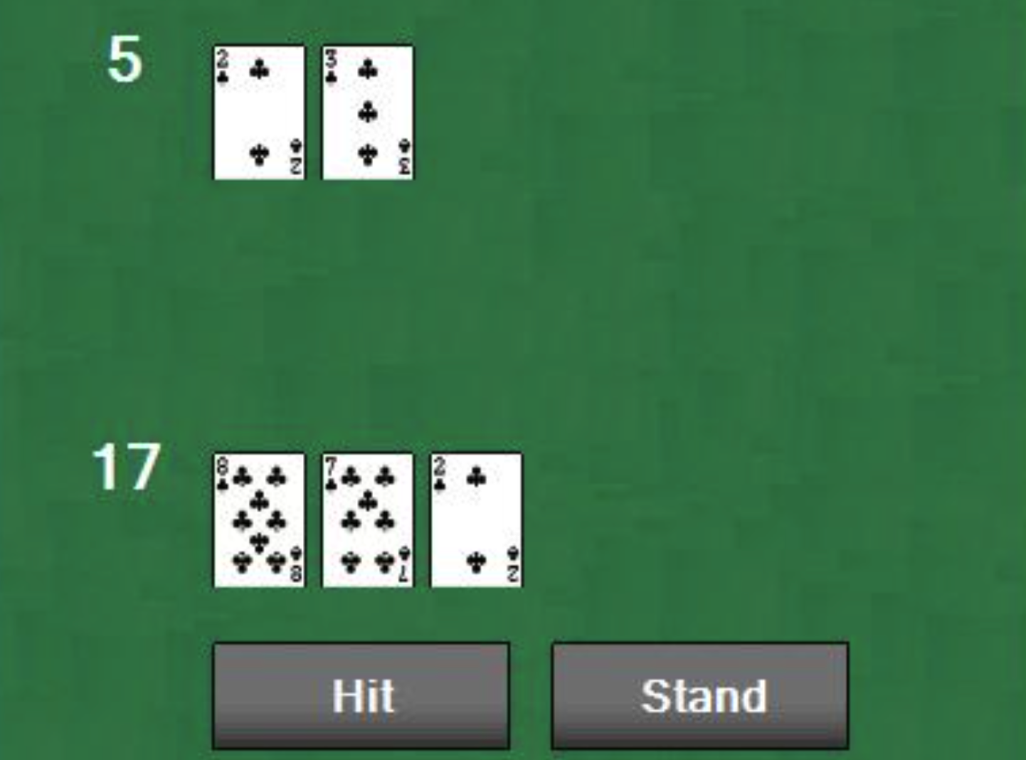 Blackjack Game Table